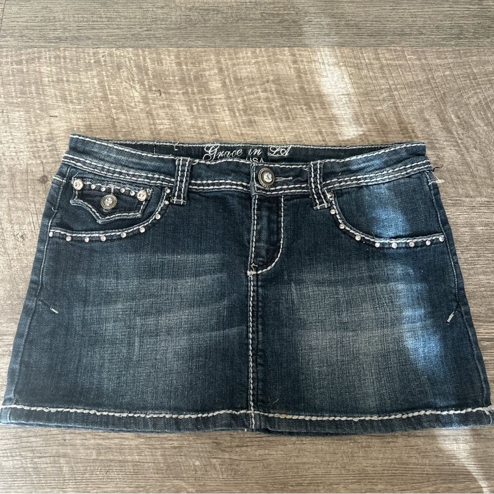Grace in LA Women's Denim Skirt